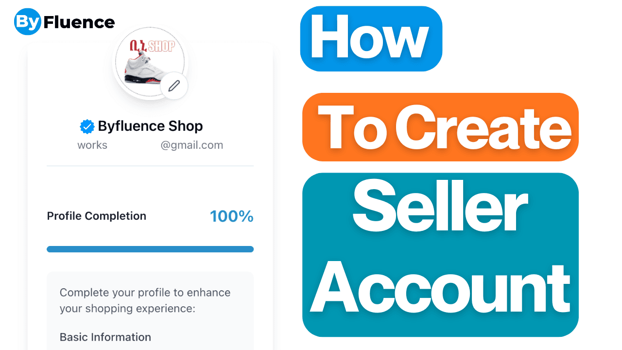 How to create a seller account
